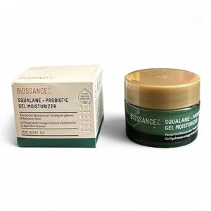 Biossance Squalane + Probiotic Gel Moisturizer 0.5 fl oz NIB